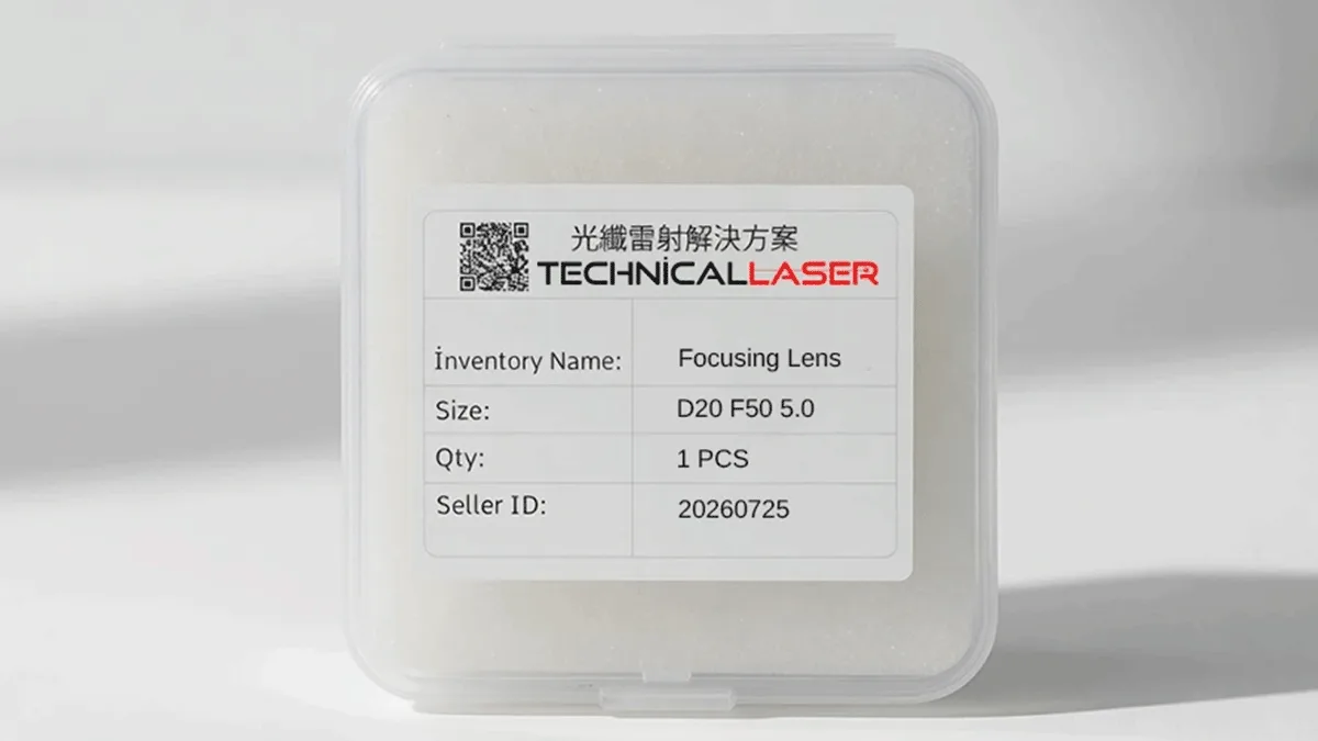 D20 F50 5.0 Fiber Lazer Kolimatör Lens