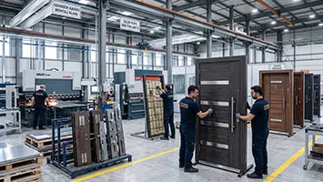 Çelik Kapı İmalatı için Lazer Kaynak