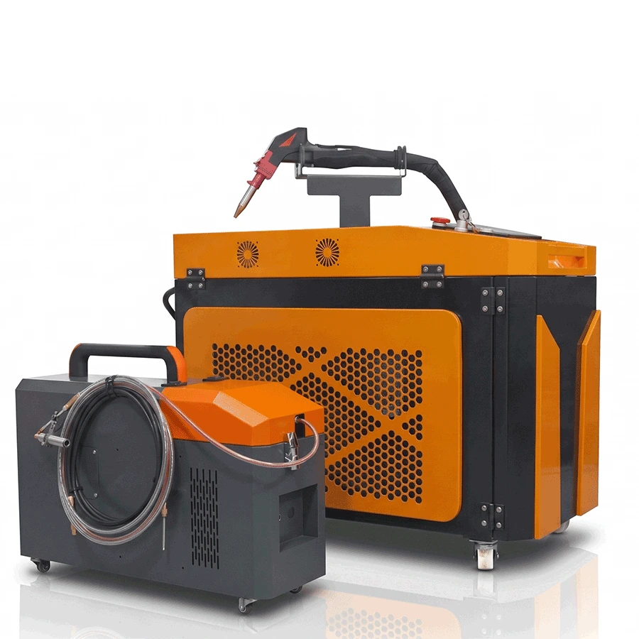 2 kW fiber lazer kaynak makinesi LW-2000 - 2000W su soğutmalı el tipi wobble torç ve otomatik tel besleme – görsel 4
