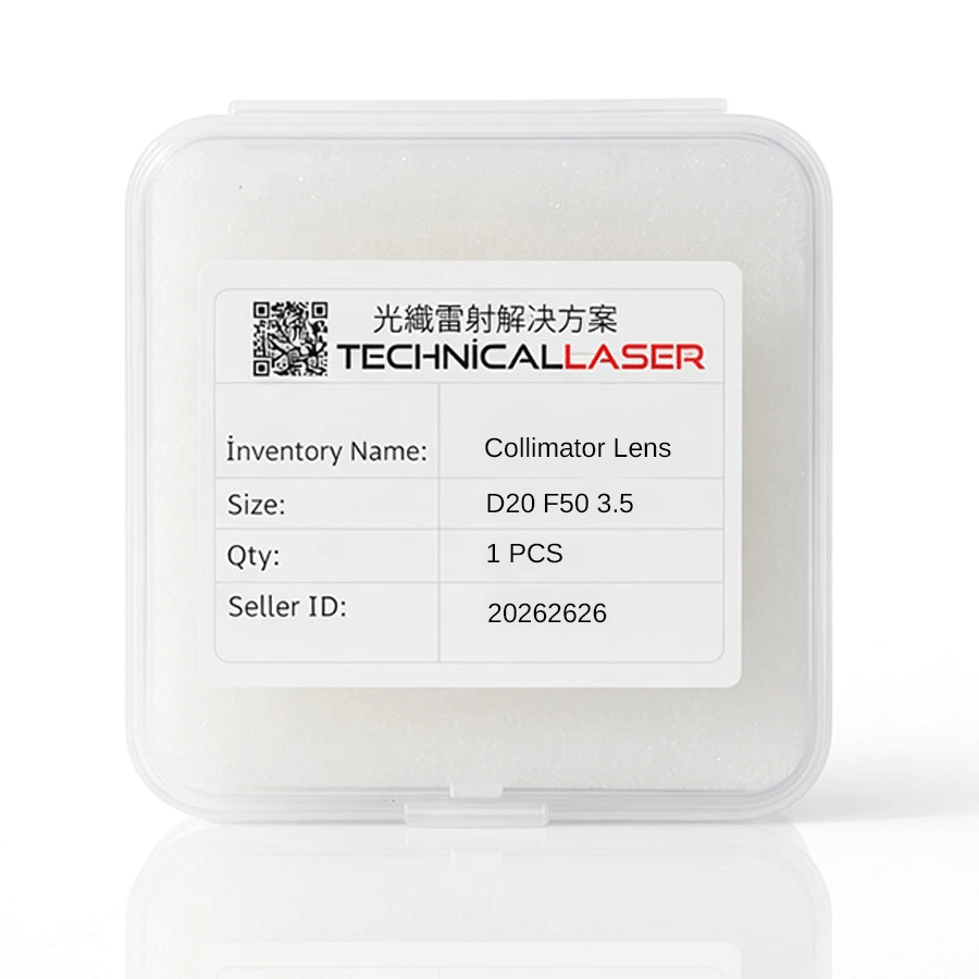 D20 F50 3.5 Fiber Lazer Kolimatör Lens