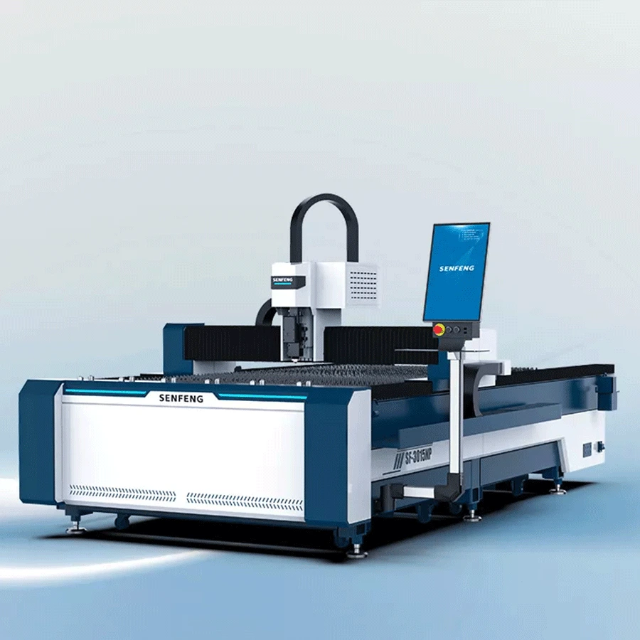 Tek Tabla 1500x300 NP Açık Kabin Lazer Kesim Makinesi 1.5-12 Kw